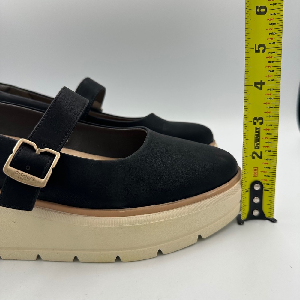Dr. Scholl's Nice Max MJ Mary Jane Black Platform Buckle Loafers Chunky Goth 8.5 - Picture 15 of 17